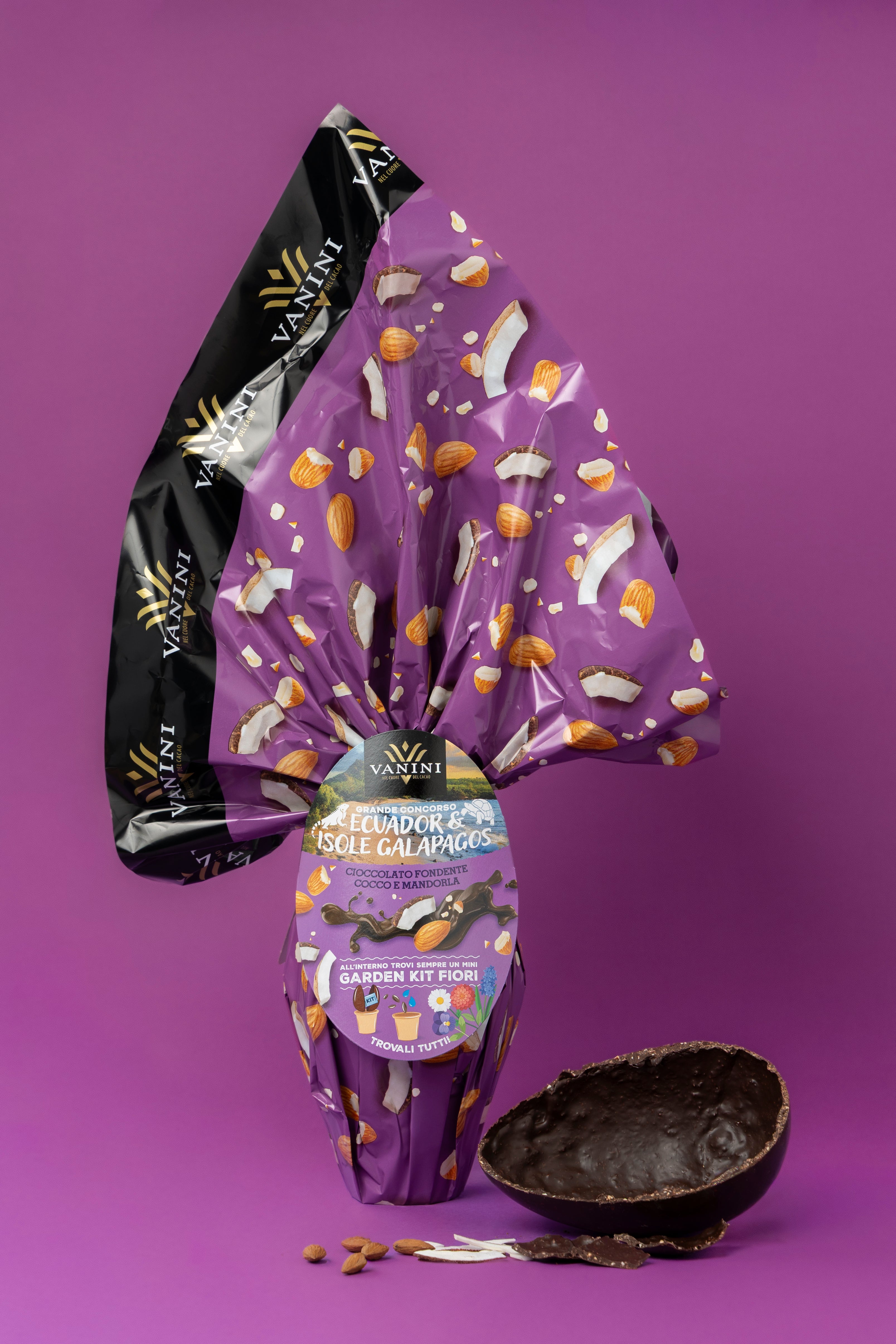 Uovo Vanini Tasting Experience Fondente Cocco Mandorle | 280g Uova di Pasqua Vanini 1