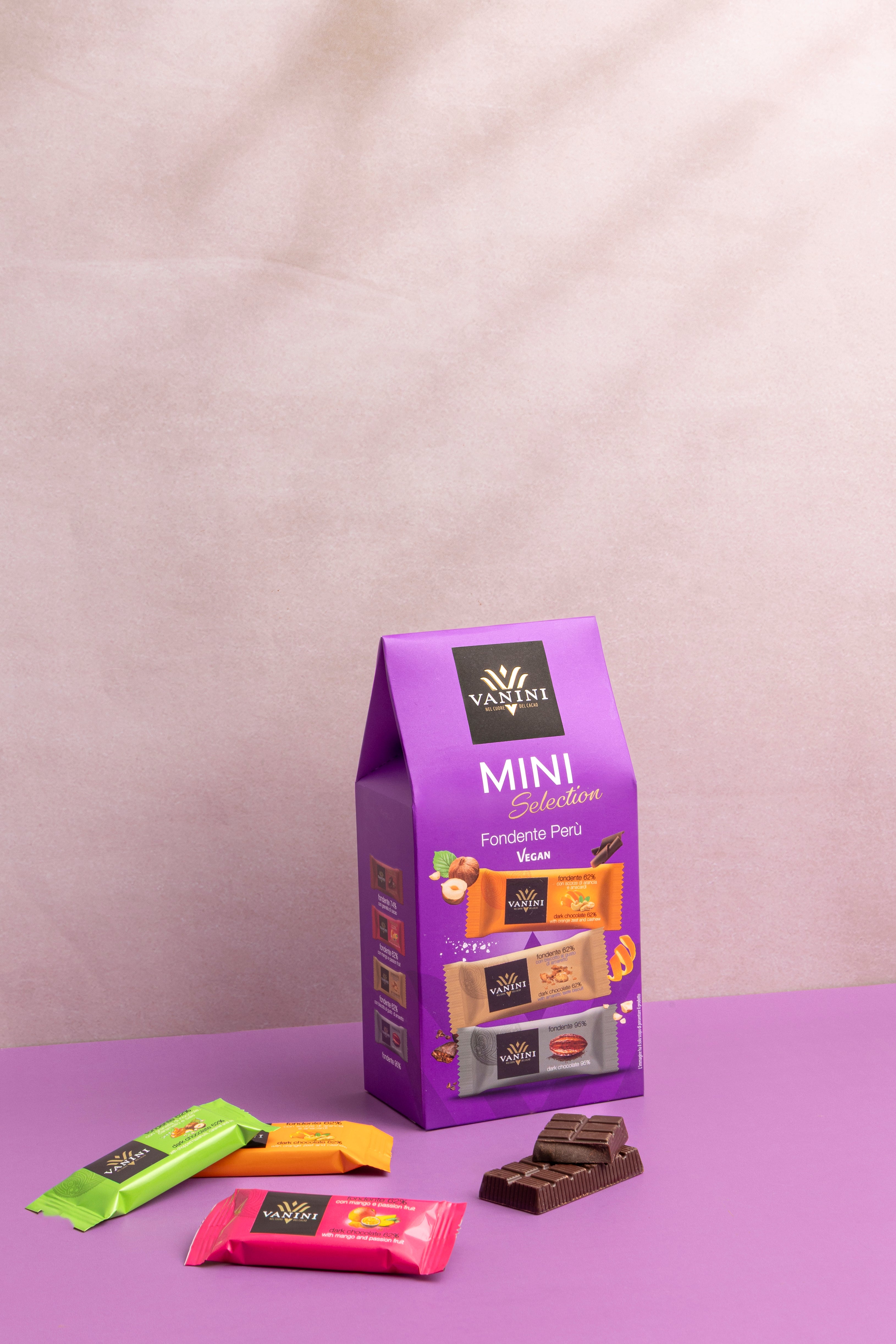 Box Vanini Monorigine Perù Mini Selection g.15 x 10 Tavolette Icam Cioccolato 3