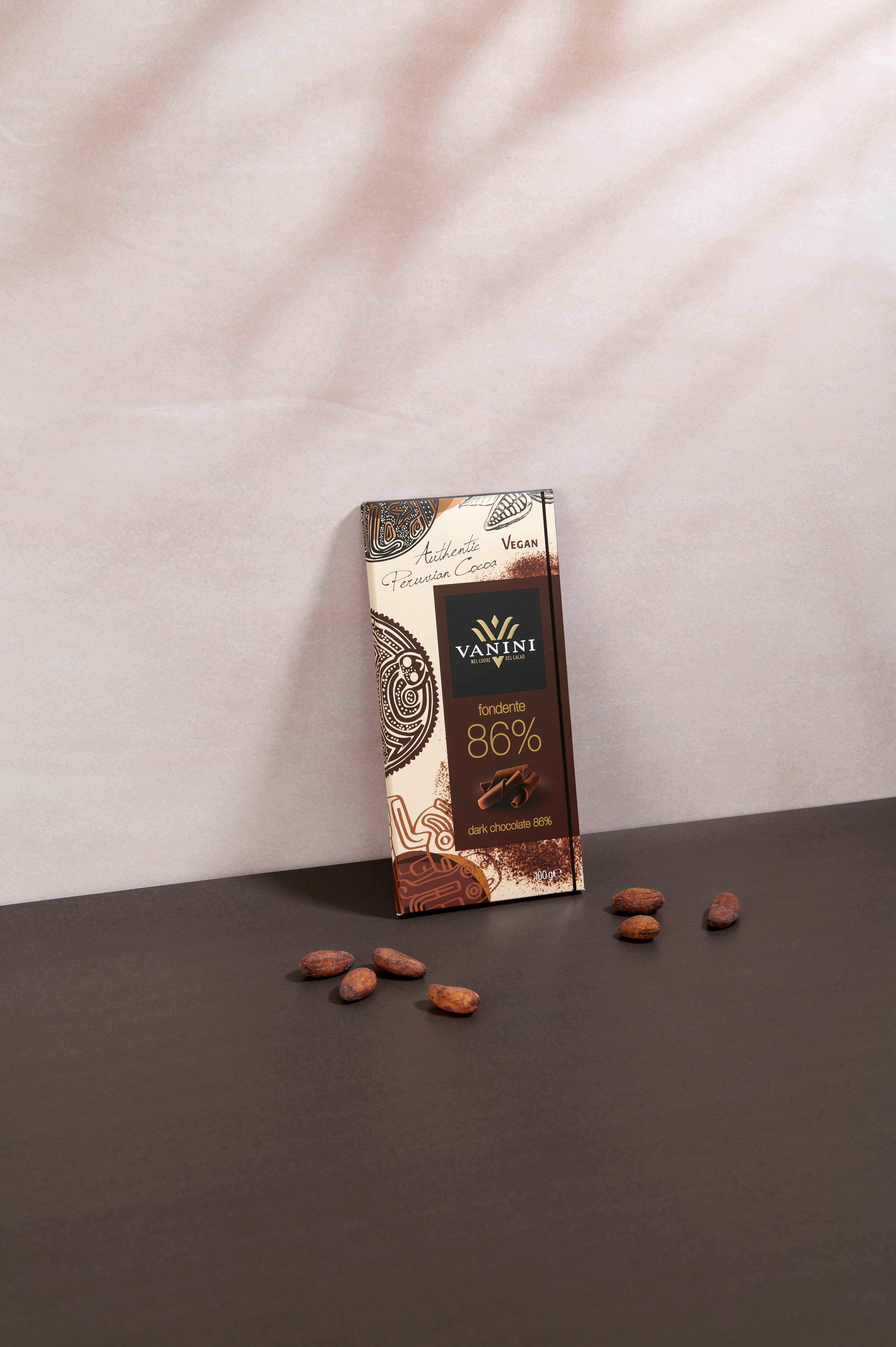 Vanini Single Origin Peru Dark Chocolate Bar 86%