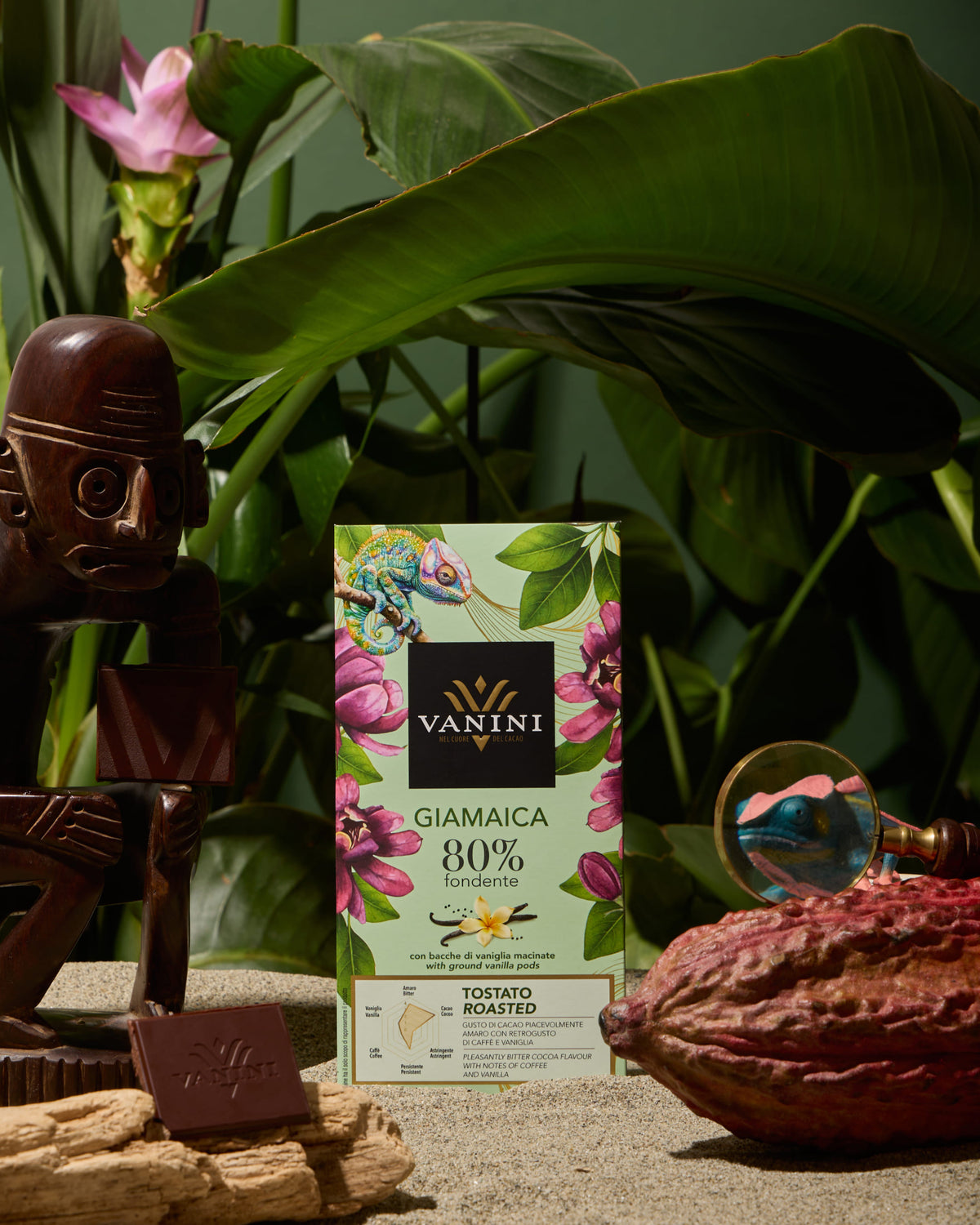 Tavoletta Vanini Monorigine Giamaica Fondente 80%