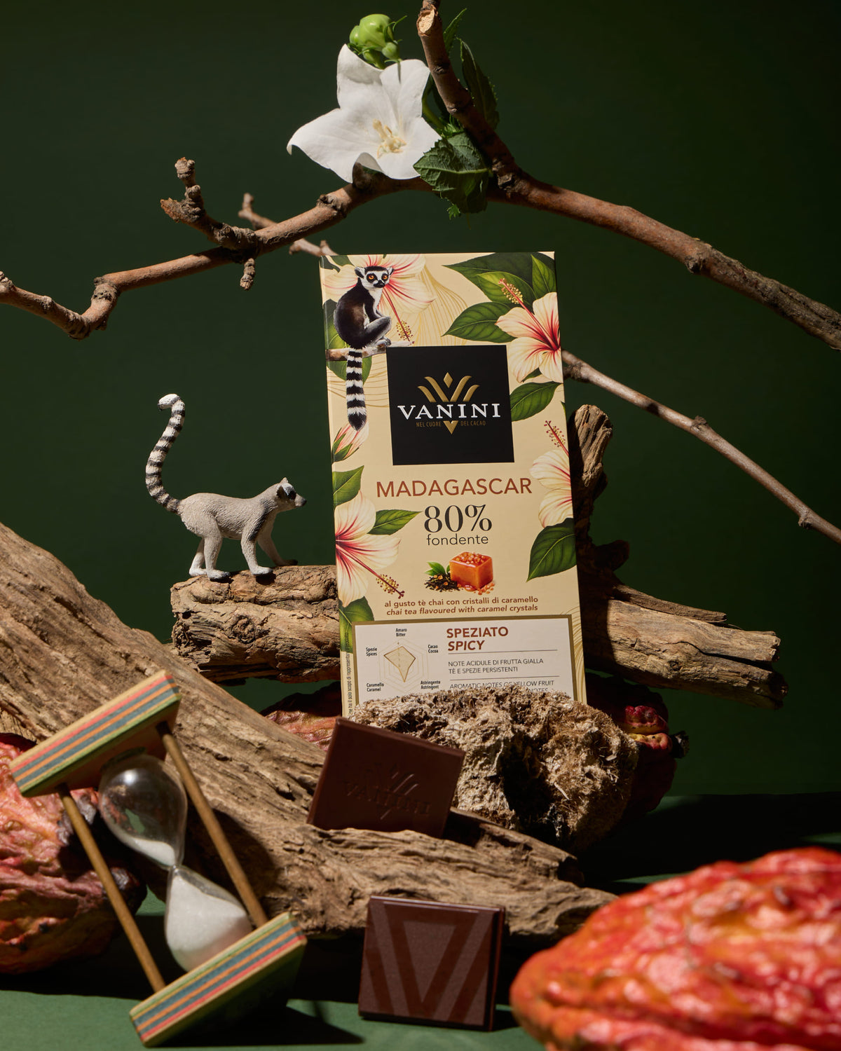 Tavoletta Vanini Monorigine Madagascar Fondente 80%
