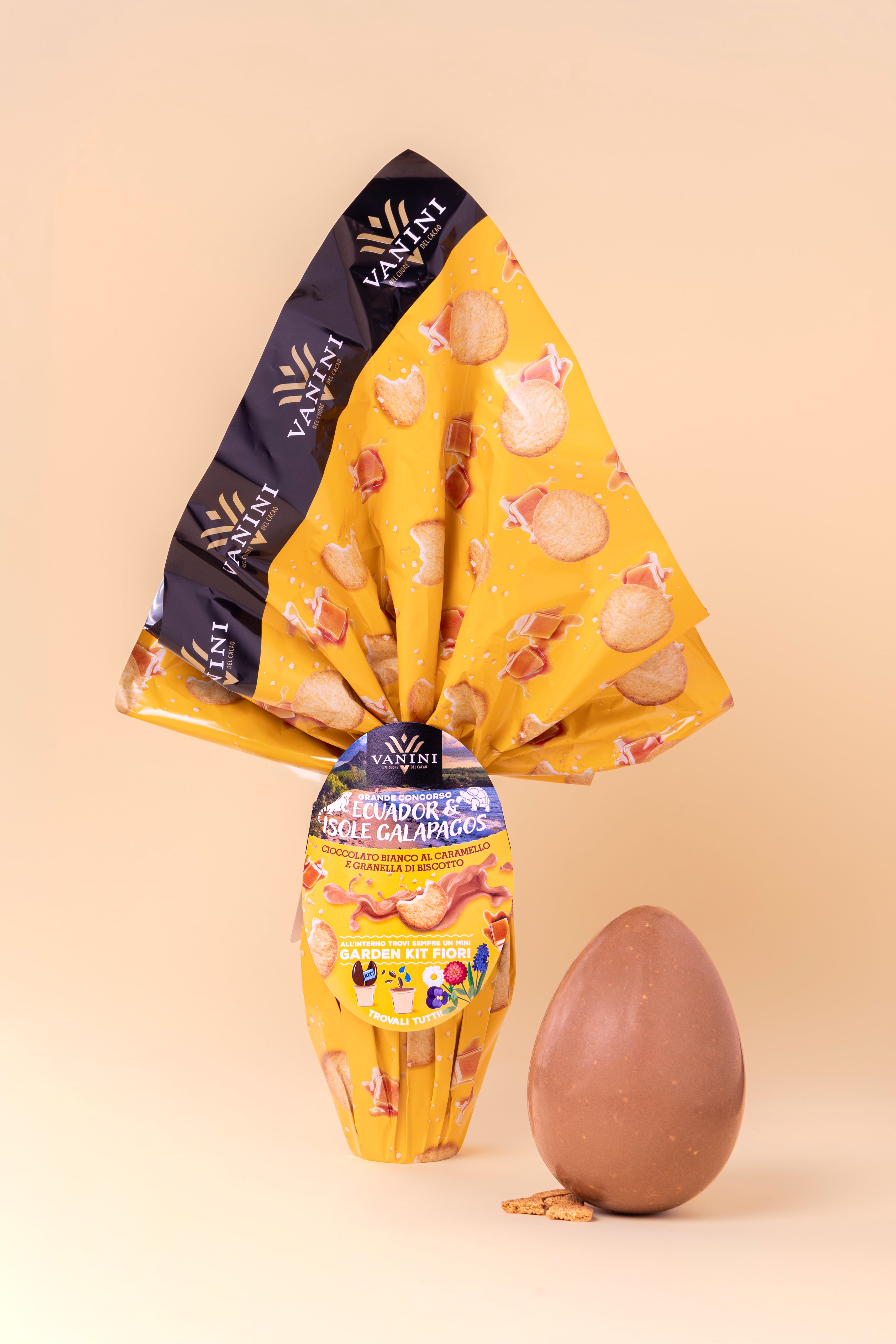 Uovo Vanini Tasting Experience Caramello Granella Biscotto | 280g Uova di Pasqua Vanini 3