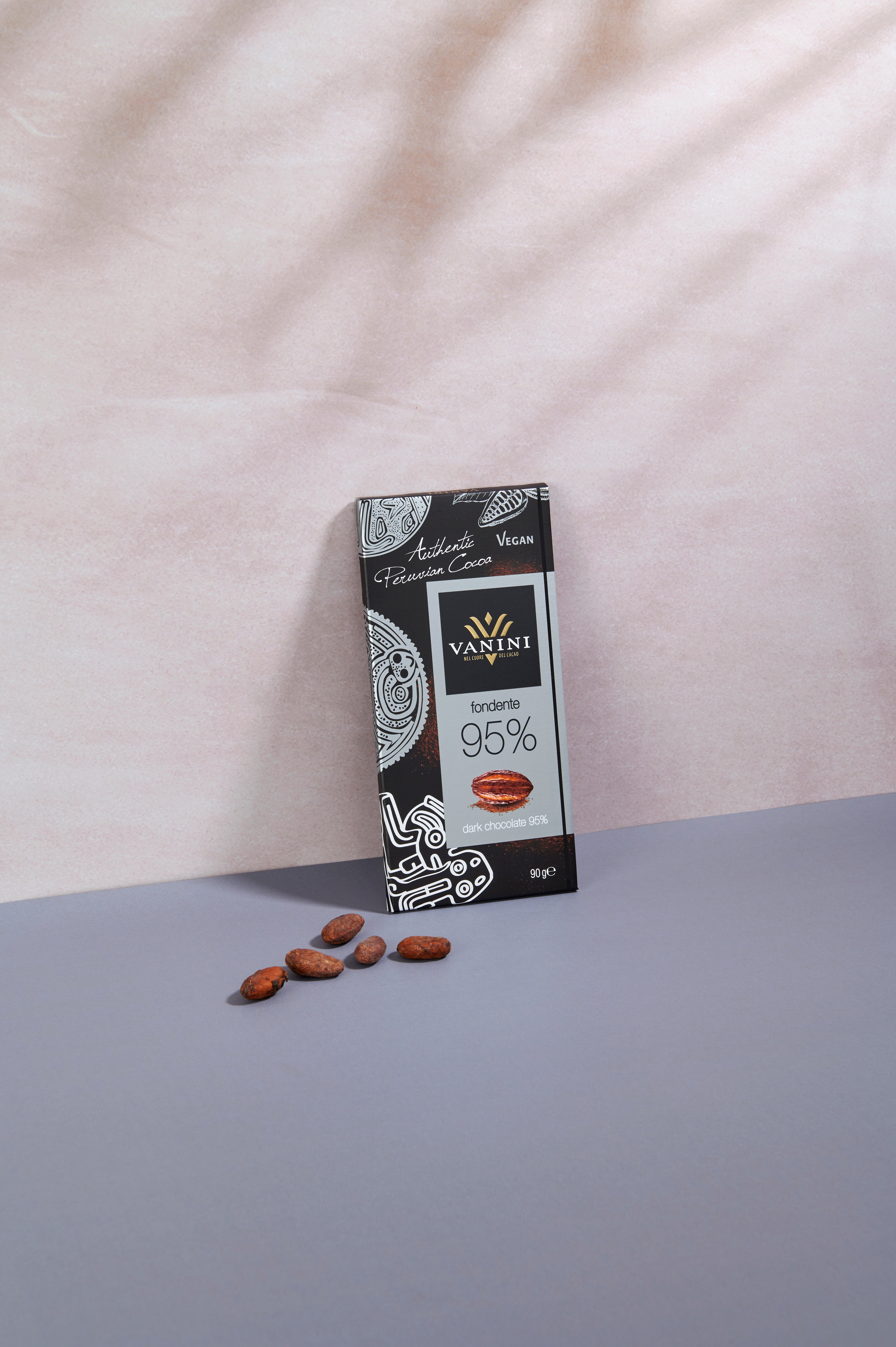 Vanini Single Origin Peru Dark Chocolate Bar 95%