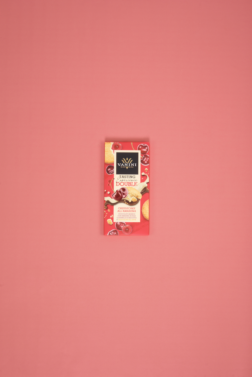 Vanini Tasting Experience Double Cheesecake bar with Black Cherry