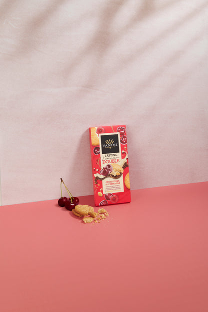 Vanini Tasting Experience Double Cheesecake bar with Black Cherry