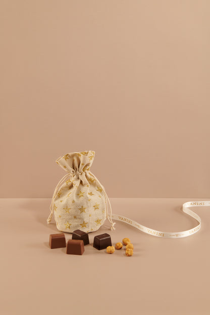 Bag Stelline with Blue Rose Vanini Pralines