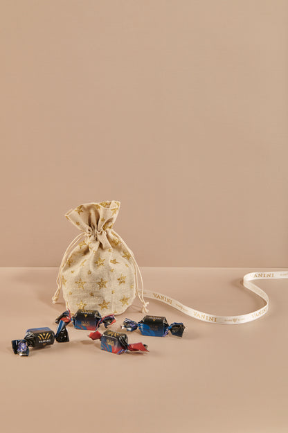 Bag Stelline with Blue Rose Vanini Pralines